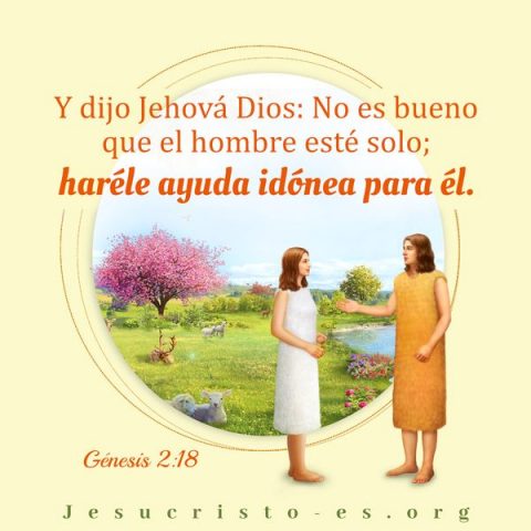 adan y eva en el jardin del eden