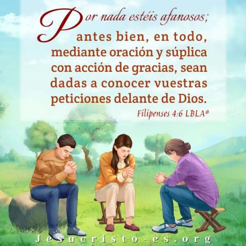 Versículos de la Biblia - Filipenses 4:6